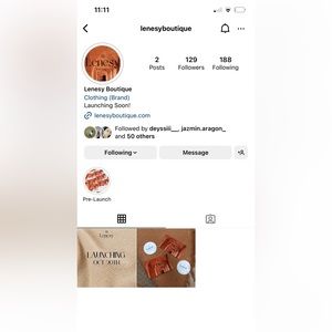 Lenesy Boutique launched today!!! Please share and support!!